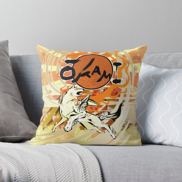 Okami Throw Pillow
