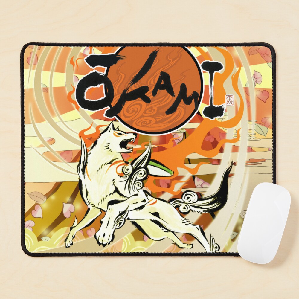 Okamiden Mousepad Chibiterasu Mousepad Amaterasu Okami 