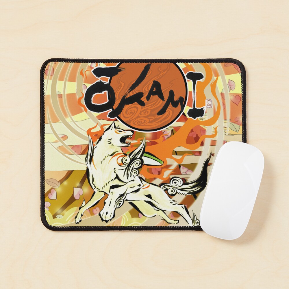 Okamiden Mousepad Chibiterasu Mousepad Amaterasu Okami 