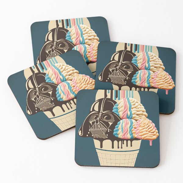 Item preview, Dark cosmic ice cream retro poster designed and sold by osssoconcept.