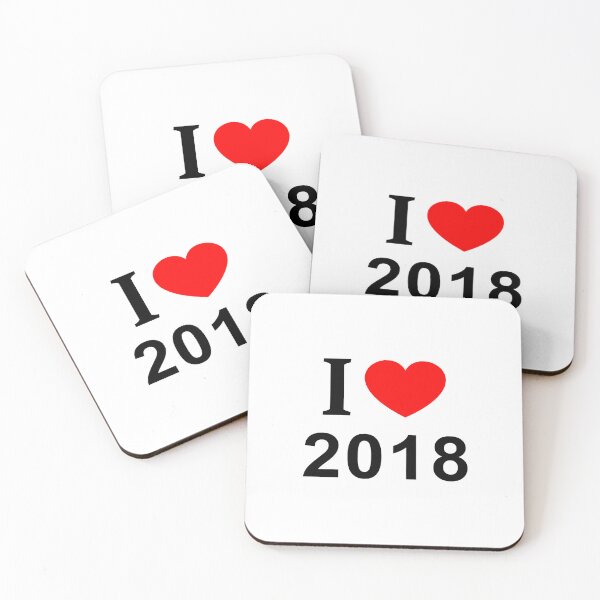Item preview, I ❤️ 2018 I LOVE 2018 I HEART 2018 designed and sold by usernamenaijan.