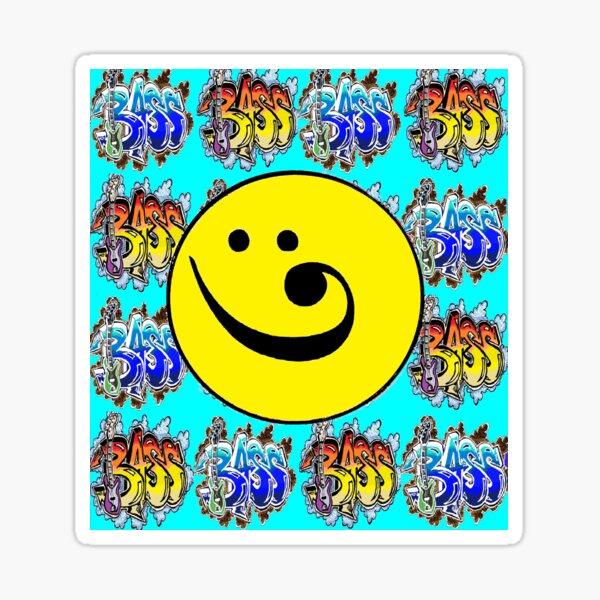 Artikel-Vorschau von smile Basskopf, designt und verkauft von LowEndGraphics.