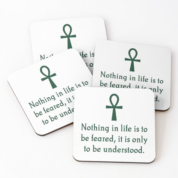 Item preview, Nothing In Life Is To Be Feared designed and sold by CrankyOldDude.