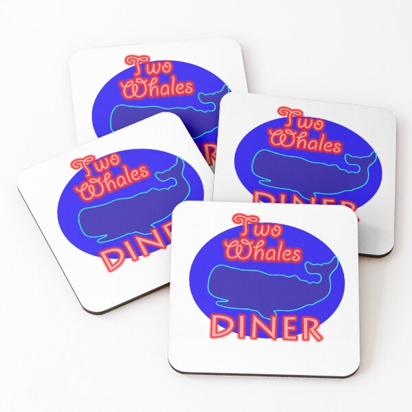 Item preview, Two Whales Diner "So Damn Touristy" designed and sold by ammygami.