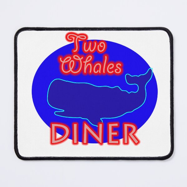 Item preview, Two Whales Diner "So Damn Touristy" designed and sold by ammygami.