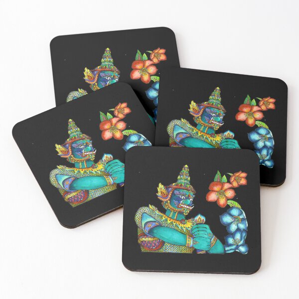 Item preview, The Peaceful Protectors - YAKSHA x HELLEBORE (Hand-drawn Design) designed and sold by lilireal  studio.