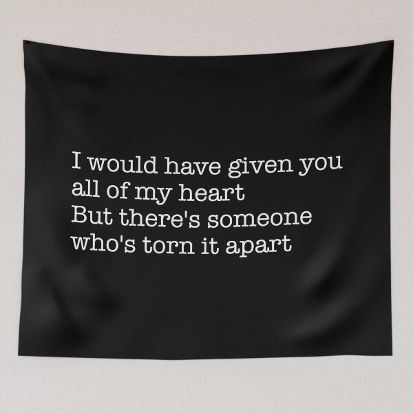 Item preview, I would have given you all of my heart (white) designed and sold by didijuca.
