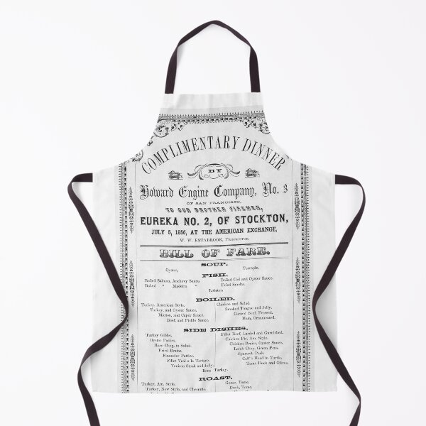 Item preview, Firemen Dinner Menu 1856 designed and sold by Daniel Hagerman.