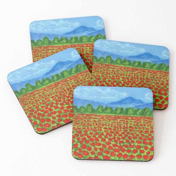 Item preview, Meadow with red poppies 1 designed and sold by Irina Afonskaya.