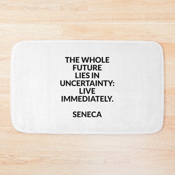 Item preview, Stoicism quotes - The whole future lies in uncertainty - Seneca designed and sold by Inspirationmotivation.