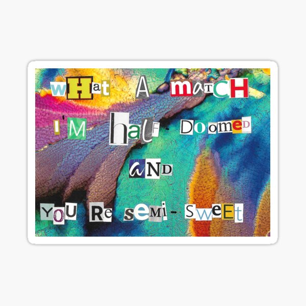 Fall Out Boy Disloyal Order Of Water Buffaloes Art Sticker