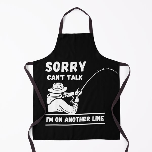 Item preview, Sorry Can't Talk I'm On Another Line  Funny Fishing Gift  designed and sold by Anelegance-shop.
