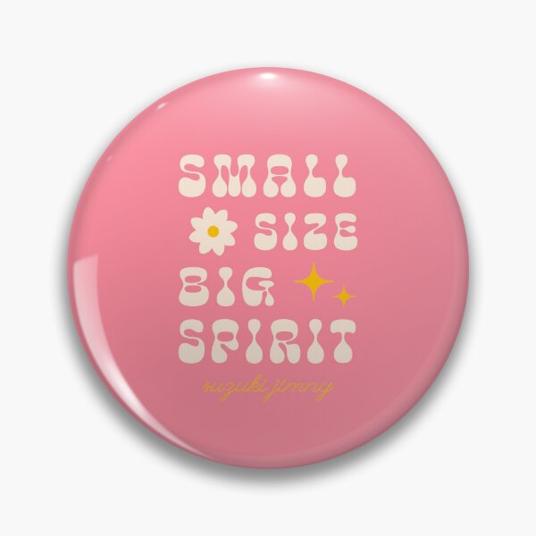 Item preview, Small Size Big Spirit with Daisy | Retro Sticker designed and sold by stoicjimny.