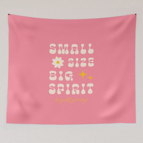 Item preview, Small Size Big Spirit with Daisy | Retro Sticker designed and sold by stoicjimny.