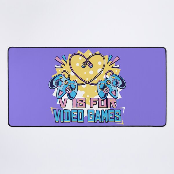 Item preview, V is for Video Games Valentines Day Gamer Men Boys designed and sold by ksn-anahaa.