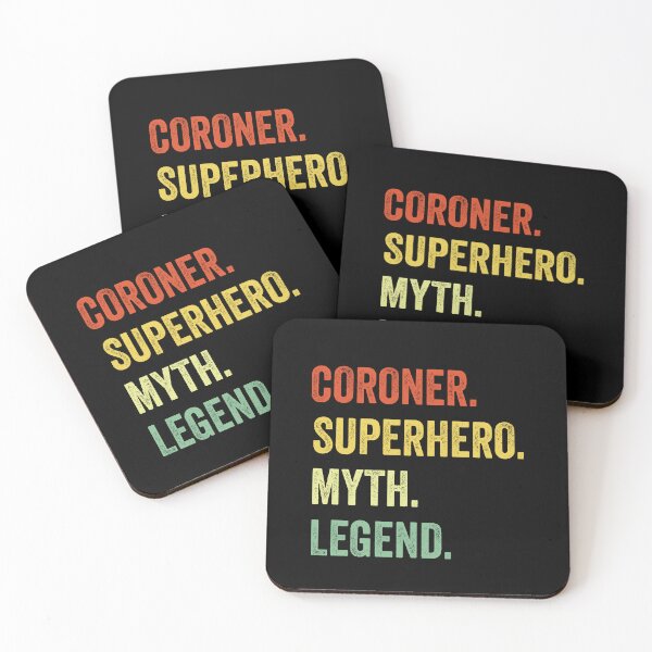Item preview, Husband coroner Myth Legend, coroner Dad Tee for Husband, coroner Dad Father's Day Gift, coroner Dad Gift for Him designed and sold by Dogs Geeky⭐⭐⭐⭐⭐.