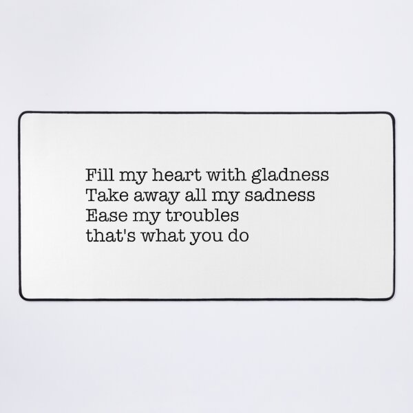 Item preview, Fill my heart with gladness (black) designed and sold by didijuca.