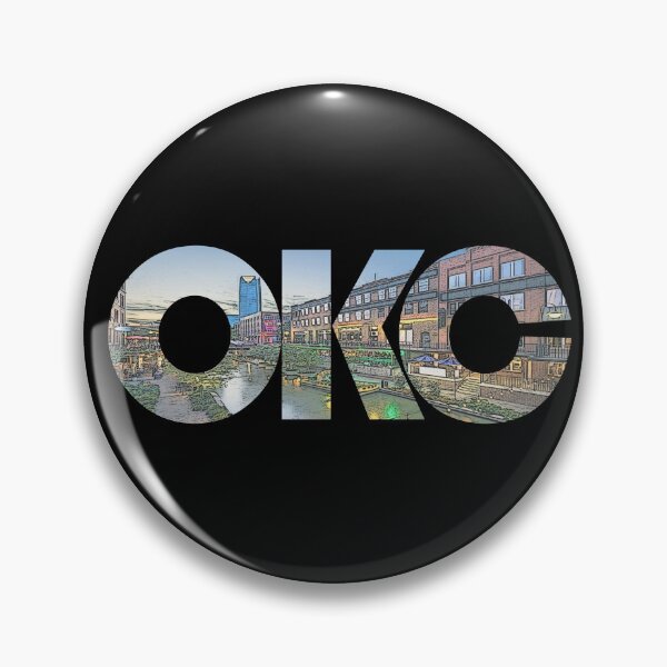 Item preview, Oklahoma City, Oklahoma OKC Sunset Cityscape designed and sold by CrabbyLobster.