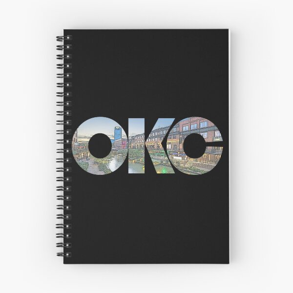 Item preview, Oklahoma City, Oklahoma OKC Sunset Cityscape designed and sold by CrabbyLobster.