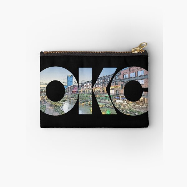 Item preview, Oklahoma City, Oklahoma OKC Sunset Cityscape designed and sold by CrabbyLobster.