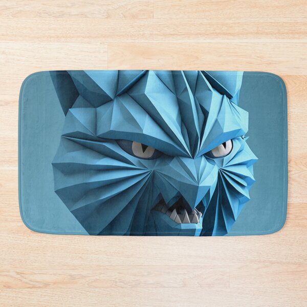 Item preview, origami angry cat face designed and sold by colorexz.