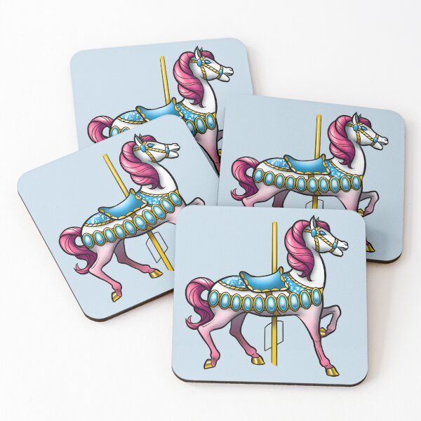 Item preview, Carousel Horse Pink designed and sold by degeneroot.