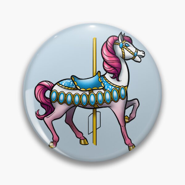 Item preview, Carousel Horse Pink designed and sold by degeneroot.