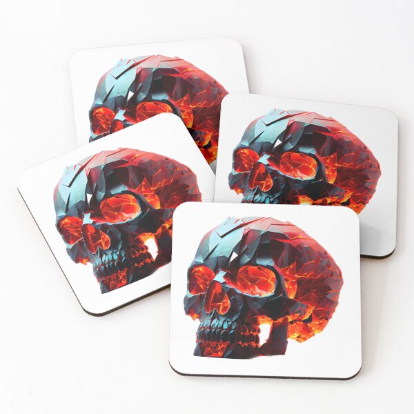 Item preview, Red Crystal Glowing Skull designed and sold by GoBeyondChannel.