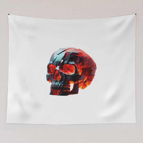 Item preview, Red Crystal Glowing Skull designed and sold by GoBeyondChannel.