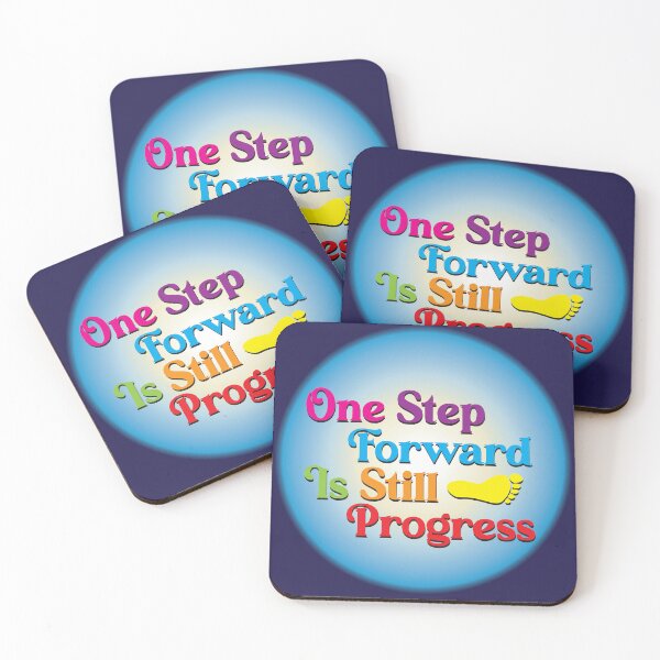 Item preview, One Step Forward Is Still Progress - words designed and sold by Karen Wood.