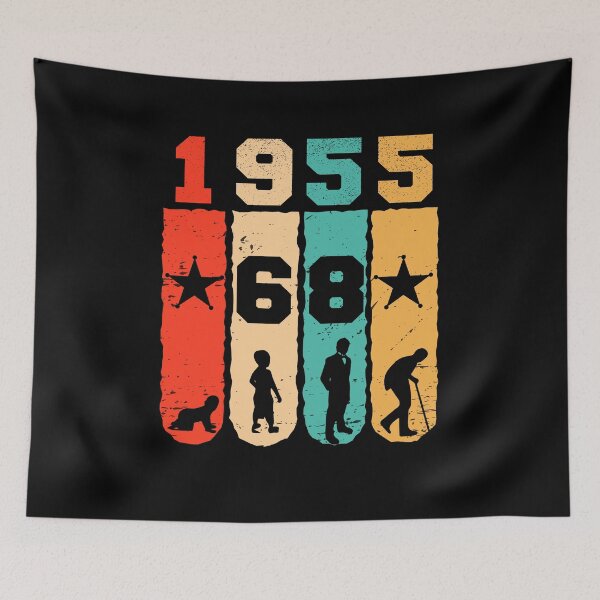 Item preview,  Vintage 1955, 68th Birthday Gift designed and sold by ahmedbakkali.