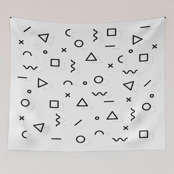 Item preview, Black Whit Geometria designed and sold by StreetNoise.
