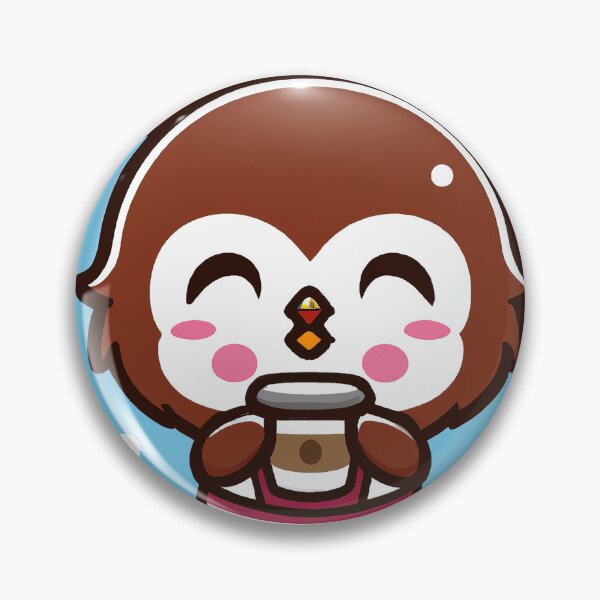 Item preview, Chibi Owl Drinking Hot Chocolate designed and sold by ZooOfArt.