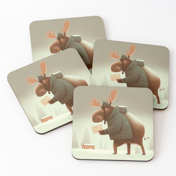 Item preview, moose art designed and sold by Sophiatsitaart.