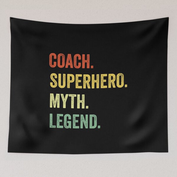 Item preview, Husband coach Myth Legend, coach Dad Tee for Husband, coach Dad Father's Day Gift, coach Dad Gift for Him designed and sold by Dogs Geeky⭐⭐⭐⭐⭐.
