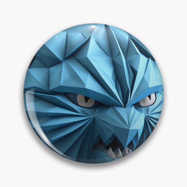 Item preview, origami angry cat face designed and sold by colorexz.