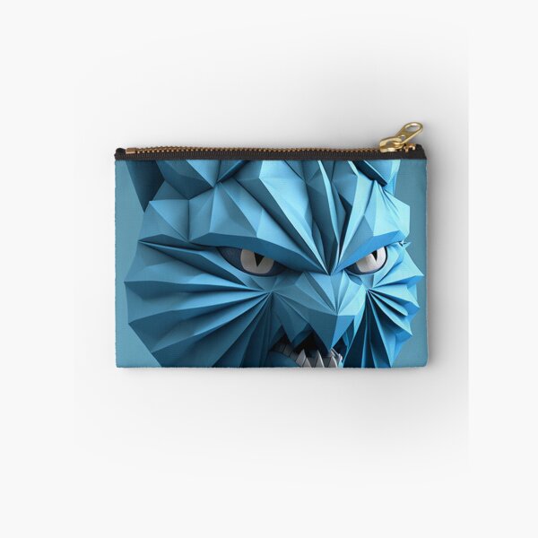 Item preview, origami angry cat face designed and sold by colorexz.