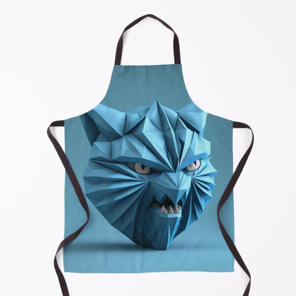 Item preview, origami angry cat face designed and sold by colorexz.
