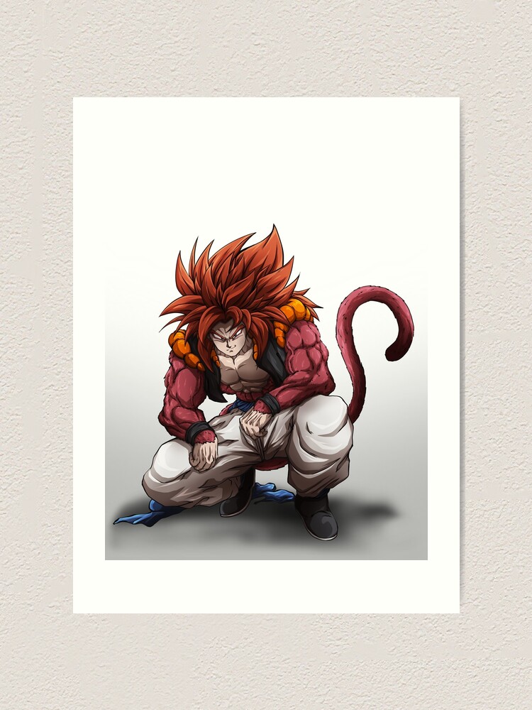 Gogeta ssj4 Greeting Card by Abyllion-art