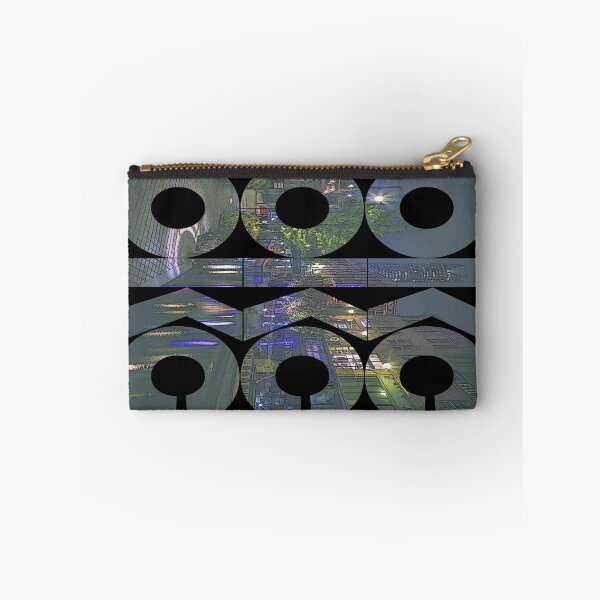 Item preview, Oklahoma City, Oklahoma OKC Night Cityscape Repeating Pattern designed and sold by CrabbyLobster.