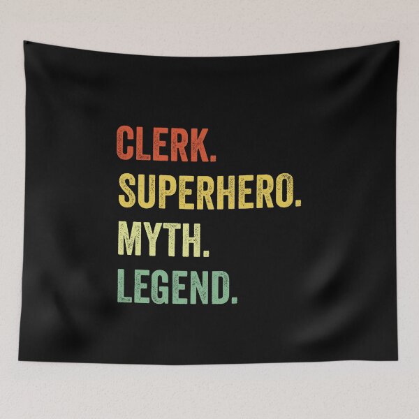 Item preview, clerk Vintage Dad, clerk Gifts, clerk Gifts, clerk Dad Myth Legend Shirt, Fathers Day clerk Gifts designed and sold by Dogs Geeky⭐⭐⭐⭐⭐.