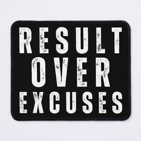 Item preview, Results Over Excuses Fitness Workout Bodybuilding Gift  designed and sold by med-sp-shop5.