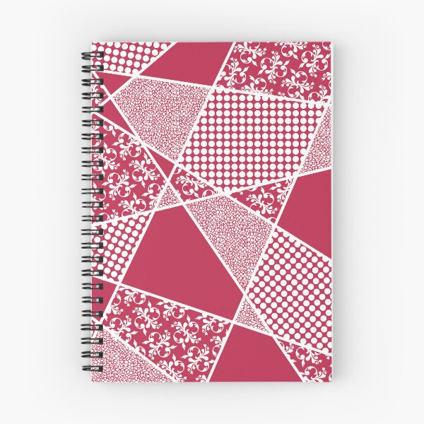 Item preview, Various white patterns on VIVA Magenta designed and sold by Ninaeva.