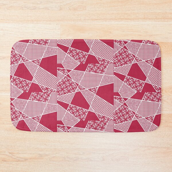 Item preview, Various white patterns on VIVA Magenta designed and sold by Ninaeva.
