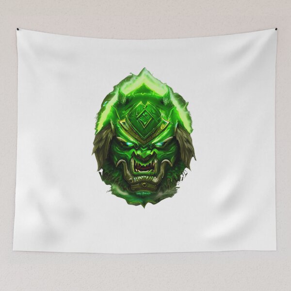 Item preview, Cool RPG Orc skull fantasy logo art designed and sold by Soul-Crumbs.