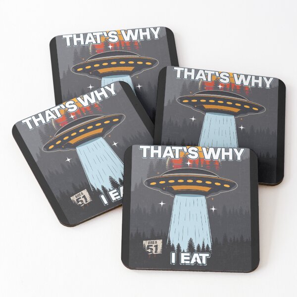 Item preview, UFO THATS WHY I EAT designed and sold by HomeCoquette.