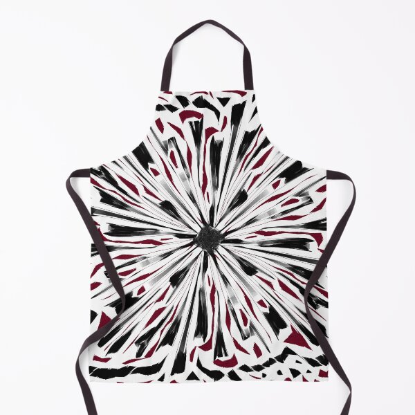 Item preview, Abstract simple black and red pattern  - white background  designed and sold by AlinaSCorner.