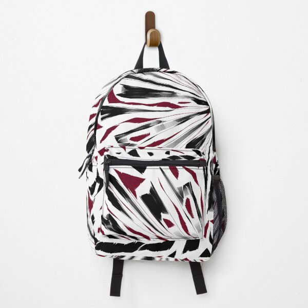 Item preview, Abstract simple black and red pattern - white background designed and sold by AlinaSCorner.