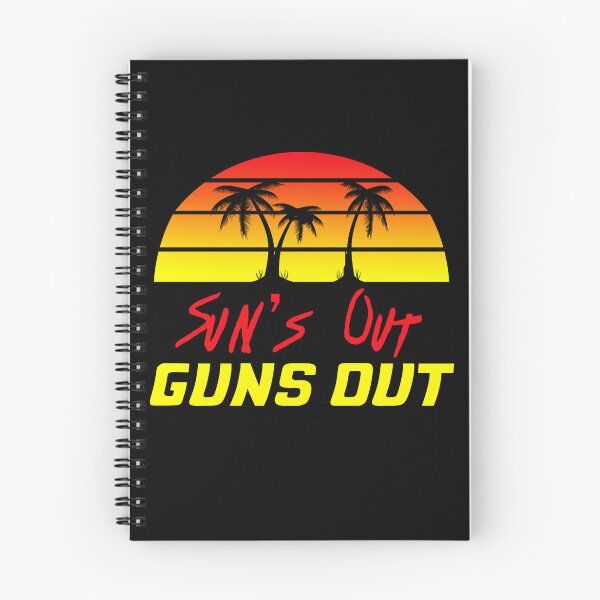 Item preview, Sun is Out Guns Out Retro 80s designed and sold by JukeLox.