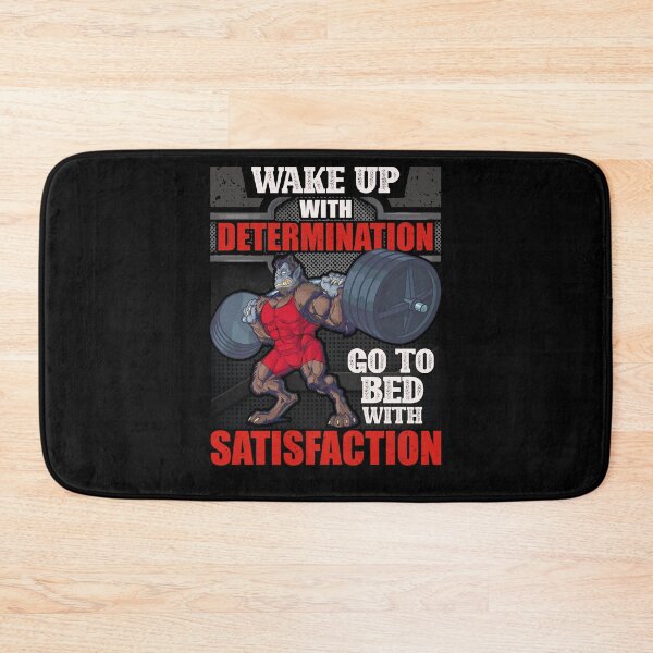 Item preview, Wake Up With Determination-Motivational gift idea for Body builders & Personal Trainers designed and sold by BRtisticDesigns.